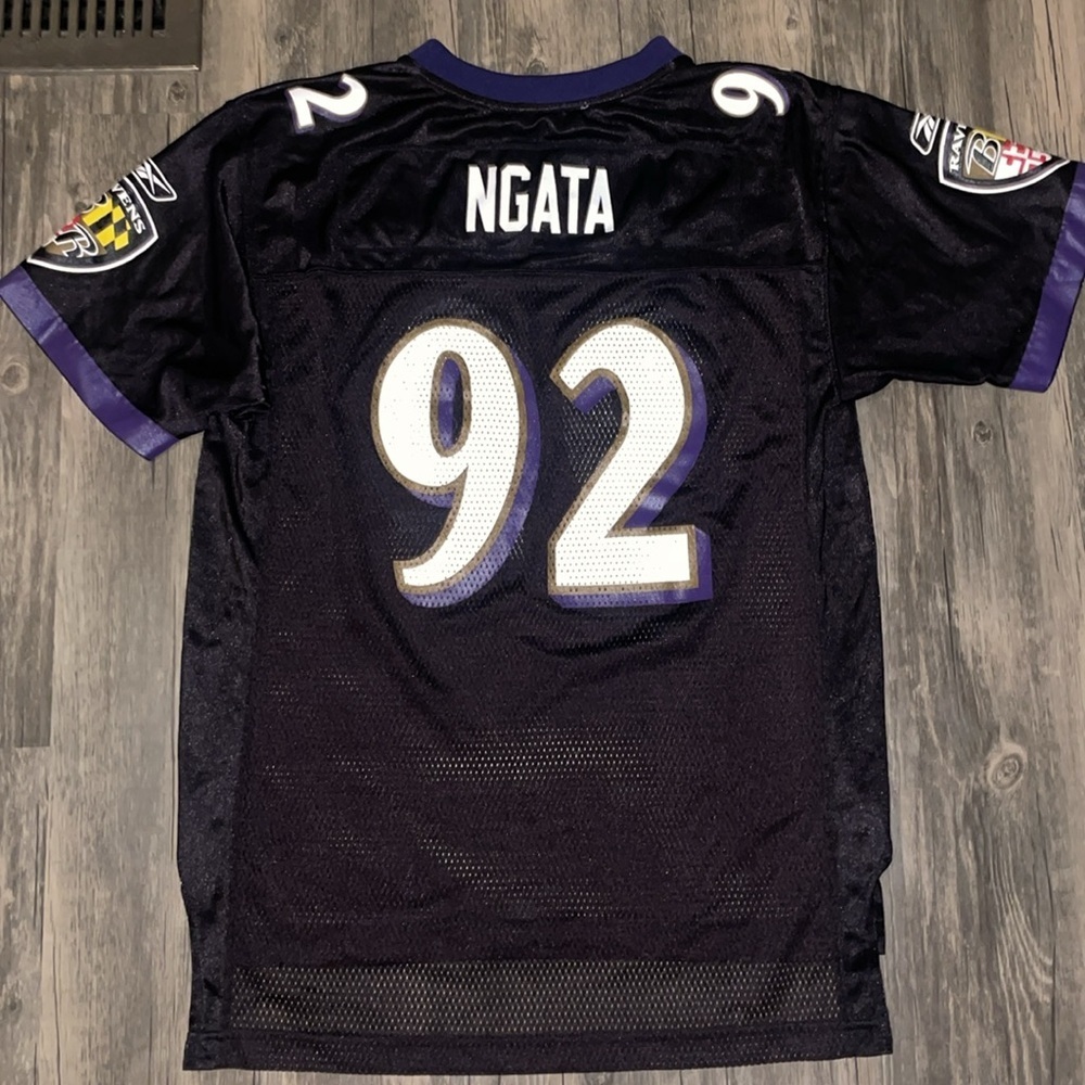 Baltimore Ravens Ngata #92 Reebok On Field Jersey kids XL - Picture 6 of 6